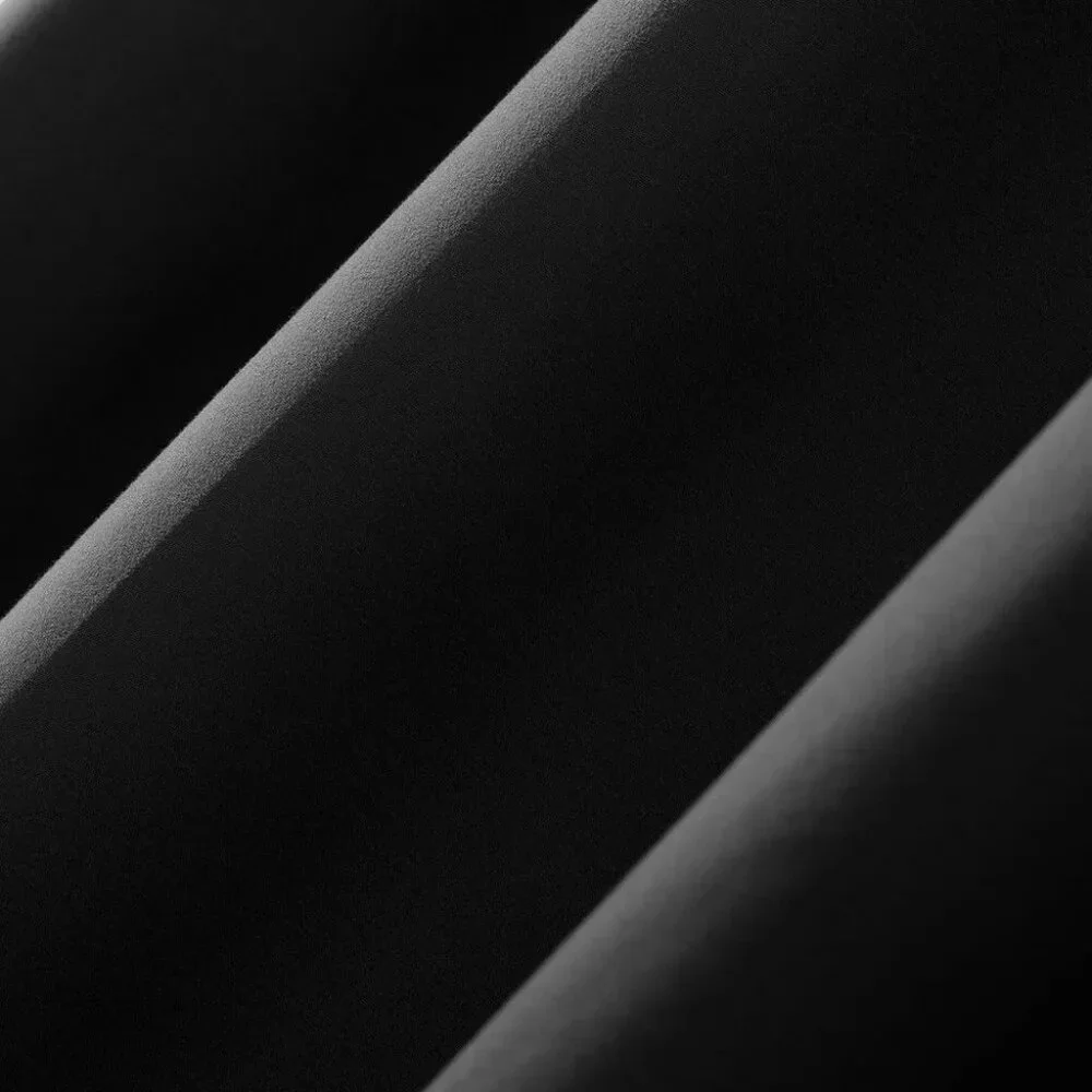 Sun Zero Cyrus Charcoal Blackout Back Tab Single Black Curtain Panel 40